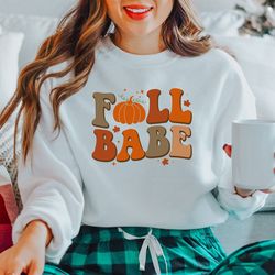 fall babe sparkles retro sweatshirt ,thanksgiving shirt, tha