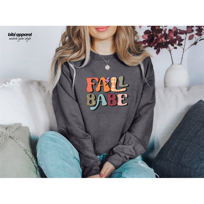 Fall Babe Sweatshirt, Thanksgiving Shirt, Autumn T-Shirt, Fall Vibes, Shirts For Women, Fall Gifts For Her, Fall Babe T-Shirt - 2.jpg
