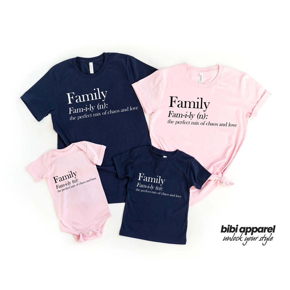 Family the Perfect Mix of Chaos and Love shirt, Cute Family Tshirt, Funny family Shirt, I love my family, Family definition tee - 1.jpg