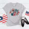 Floral America shirt, 4th of July Shirt, preppy clothes, fireworks shirt, groovy 4th of july, floral 4th of july, Happy 4th of July, - 3.jpg