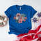 Floral America shirt, 4th of July Shirt, preppy clothes, fireworks shirt, groovy 4th of july, floral 4th of july, Happy 4th of July, - 6.jpg