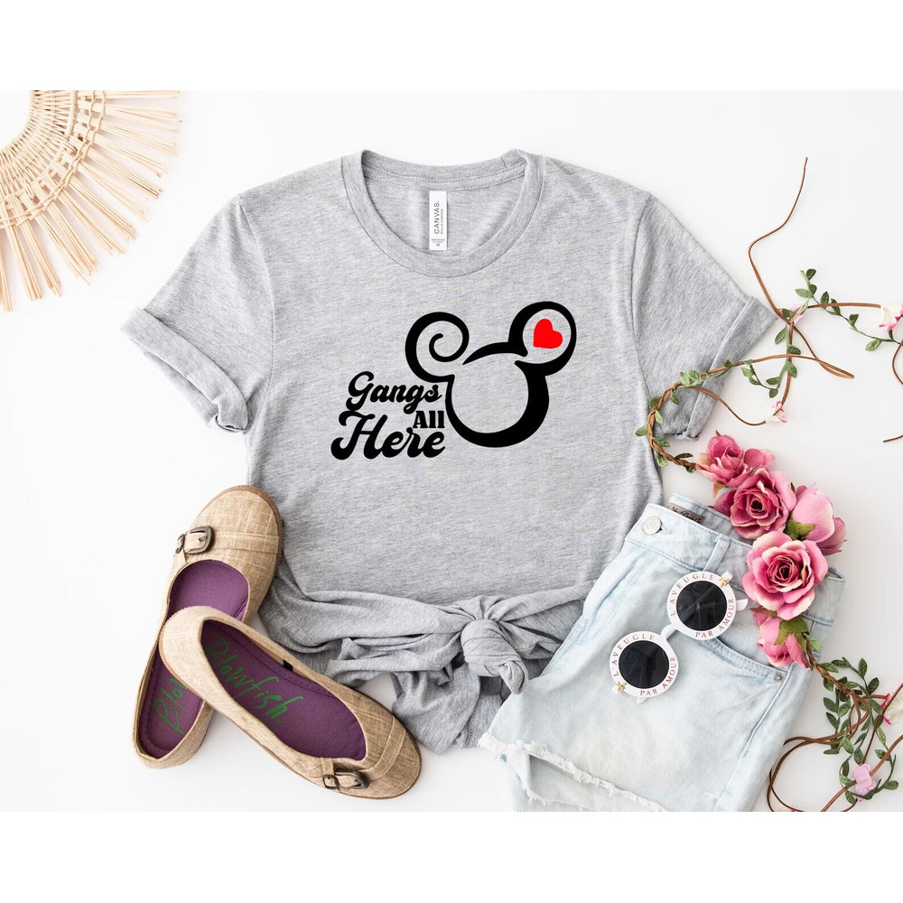 Gangs all here shirt, Disneyworld Shirt, Mickey Mouse Shirt, disney couples shirt, disney family shirt,Gangs All Here shirt, Disney shirt - 1.jpg