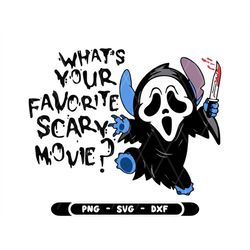 Scream Halloween SVG Bundle, Halloween SVG Bundle, Whats your favorite scary movie Scream Quote , Bundle Halloween Costu