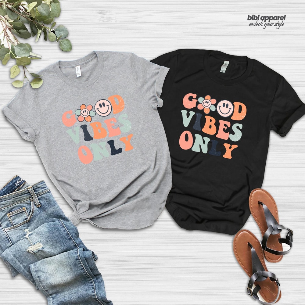 Good Vibes Only T-Shirt, Good Vibes Only Tee, Good Vibes Only Shirt, Funny Shirt, Good Vibes Shirt, Good Vibes Tee - 2.jpg