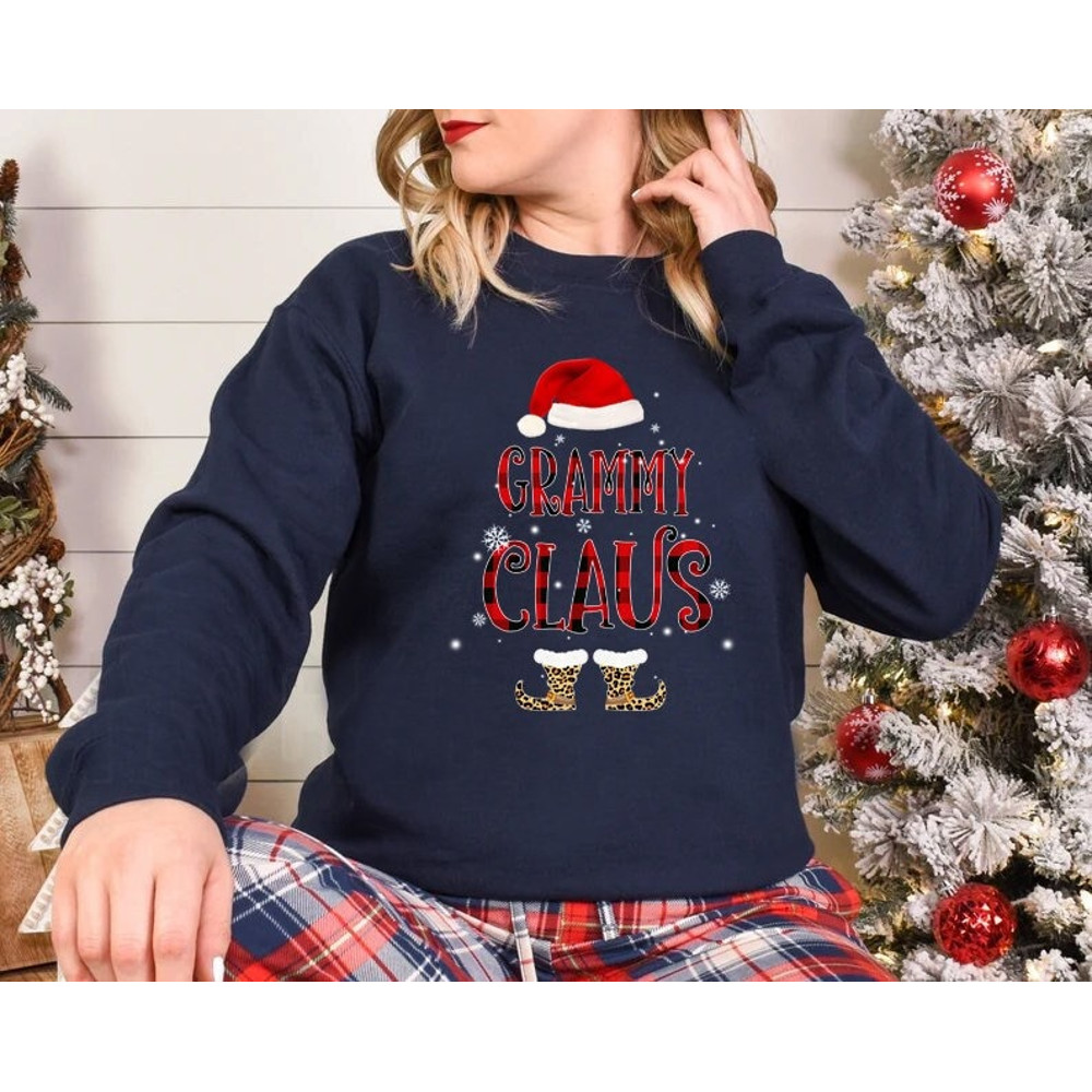 Grammy clause shirt, grandma claus, christmas grandma, Christmas Elf Shirt, Santa Claus Shirt, grammy gift, cute grammy shirt, - 1.jpg