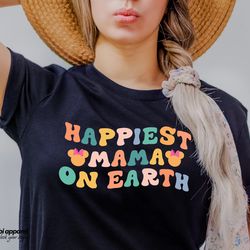 happiest mama on earth shirt, matching mouse ears shirts, co