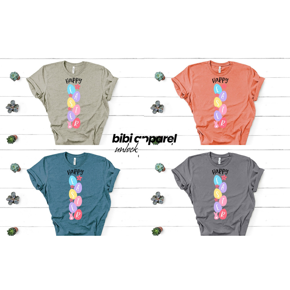 Happy Easter Shirt, Women's Easter Shirt, Easter Day, Easter Bunny Shirt, Easter Family Shirt, Easter Matching Shirt, Easter Shirt - 2.jpg