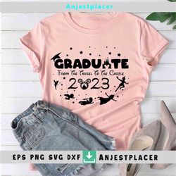 graduate from the tassel to the castle 2023 svg, graduation svg, cricut file, clipart, svg, png, eps, dxf
