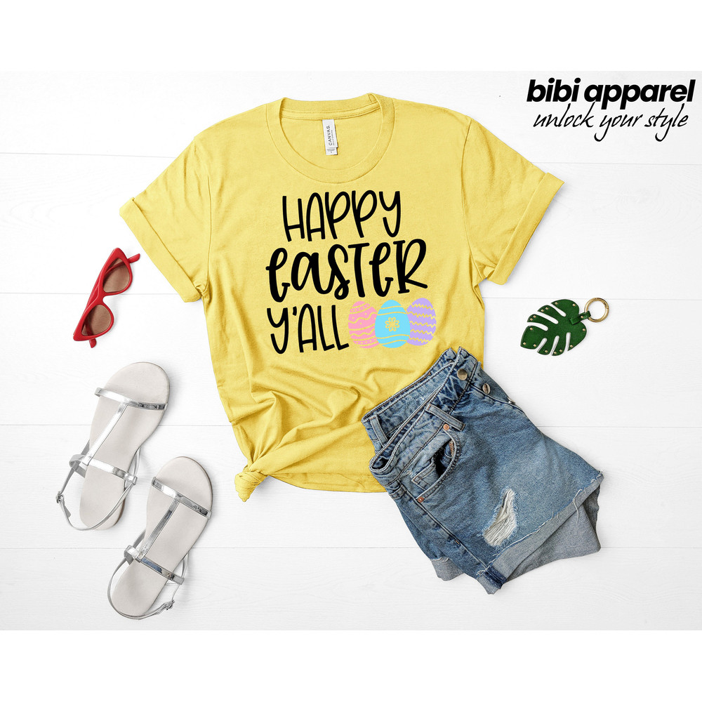 Happy Easter you all, Easter Shirt ,Easter Follow the Bunny, Shirt, Rabbit Shirt , Bunny Shirt , Rabbit Lover Gift , Easter Shirt , - 1.jpg