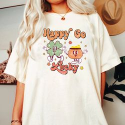 happy go lucky shirt, shamrock sweatshirt, lucky shirt, st p