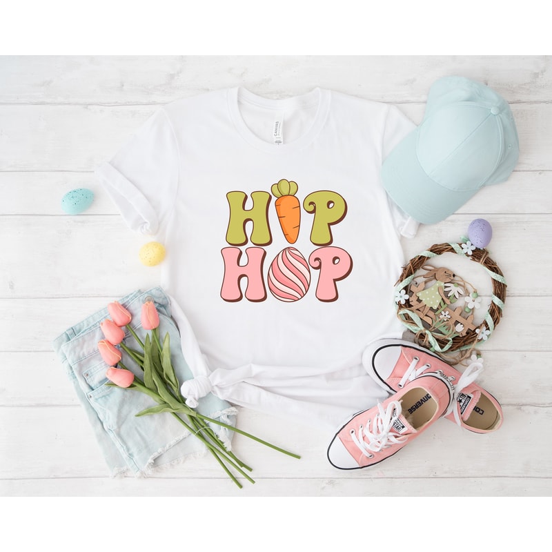 Hip Hop Shirt, Carrot Shirt, Egg shirt, easter shirt, Hip Hop Easter Shirt, bunny shirt, happy easter, easter outfit, funny easter shirt - 4.jpg
