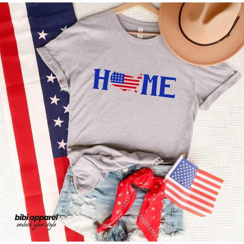 Home , 4th of July Shirts, Patriotic Shirt, American Flag Shirt, 4th of July, Merica Shirts - 1.jpg