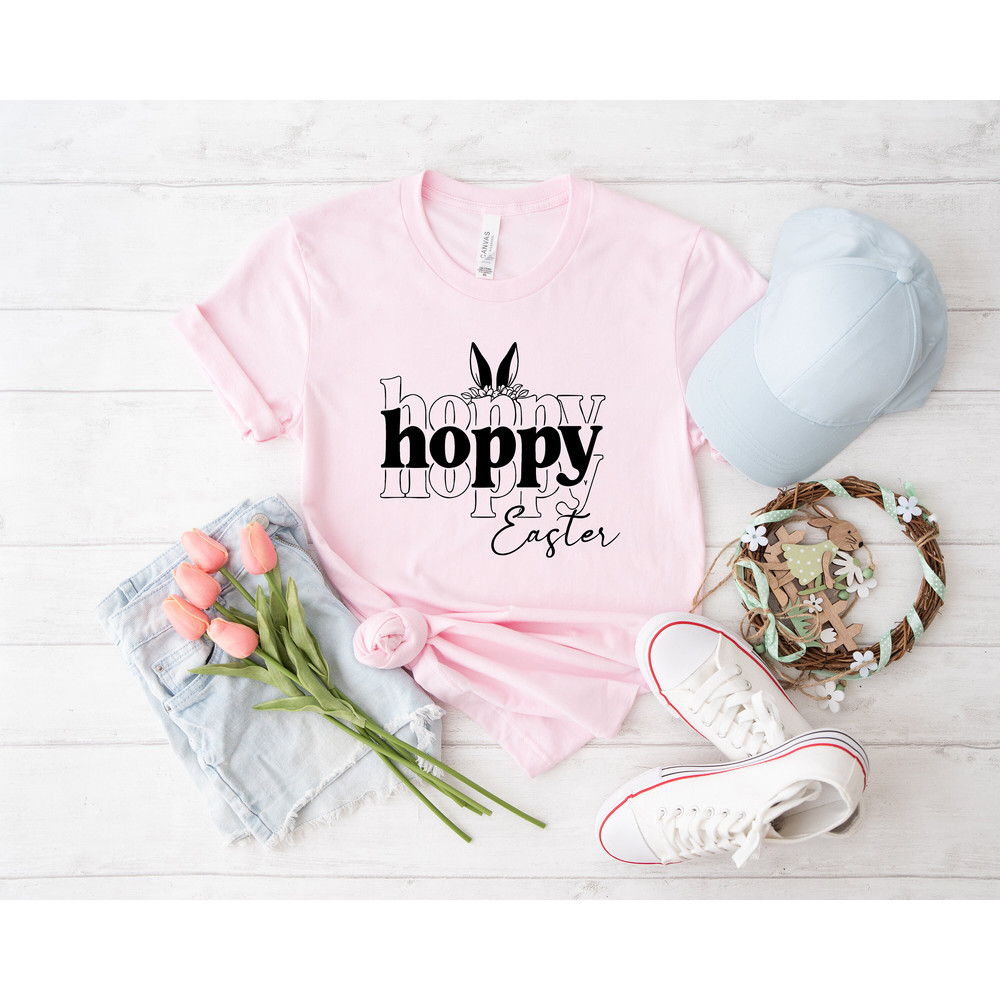 Hoppy easter shirt, happy easter, easter shirt, easter outfit, happy easter day, bunny shirt, funny easter shirt, kids easter shirt, easter - 2.jpg