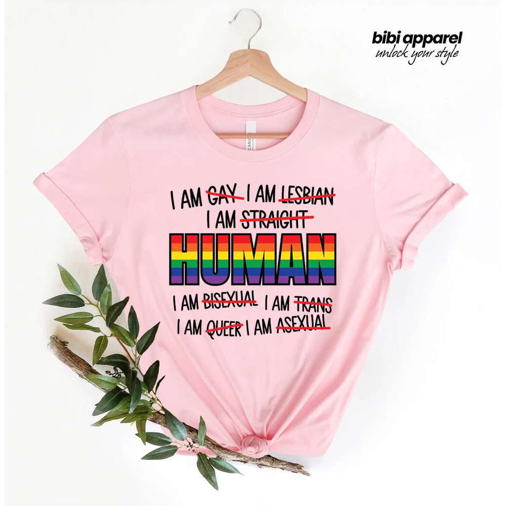 I am Human Shirt, Equality Shirt, Human Rights Shirt, Lgbt Shirt, Be Kind Shirt, Protest Shirt, Gay Pride Shirt, Civil Rights Shirt - 5.jpg