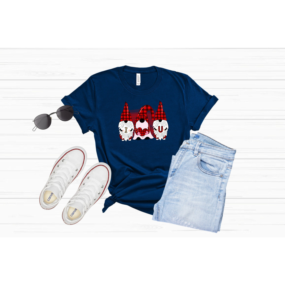 I love you gnome shirt, valentine shirt, Valentine Gnome, Love shirt, Retro Love shirt, Funny Valentine, Couple Shirt, xoxo, be my valentine - 4.jpg