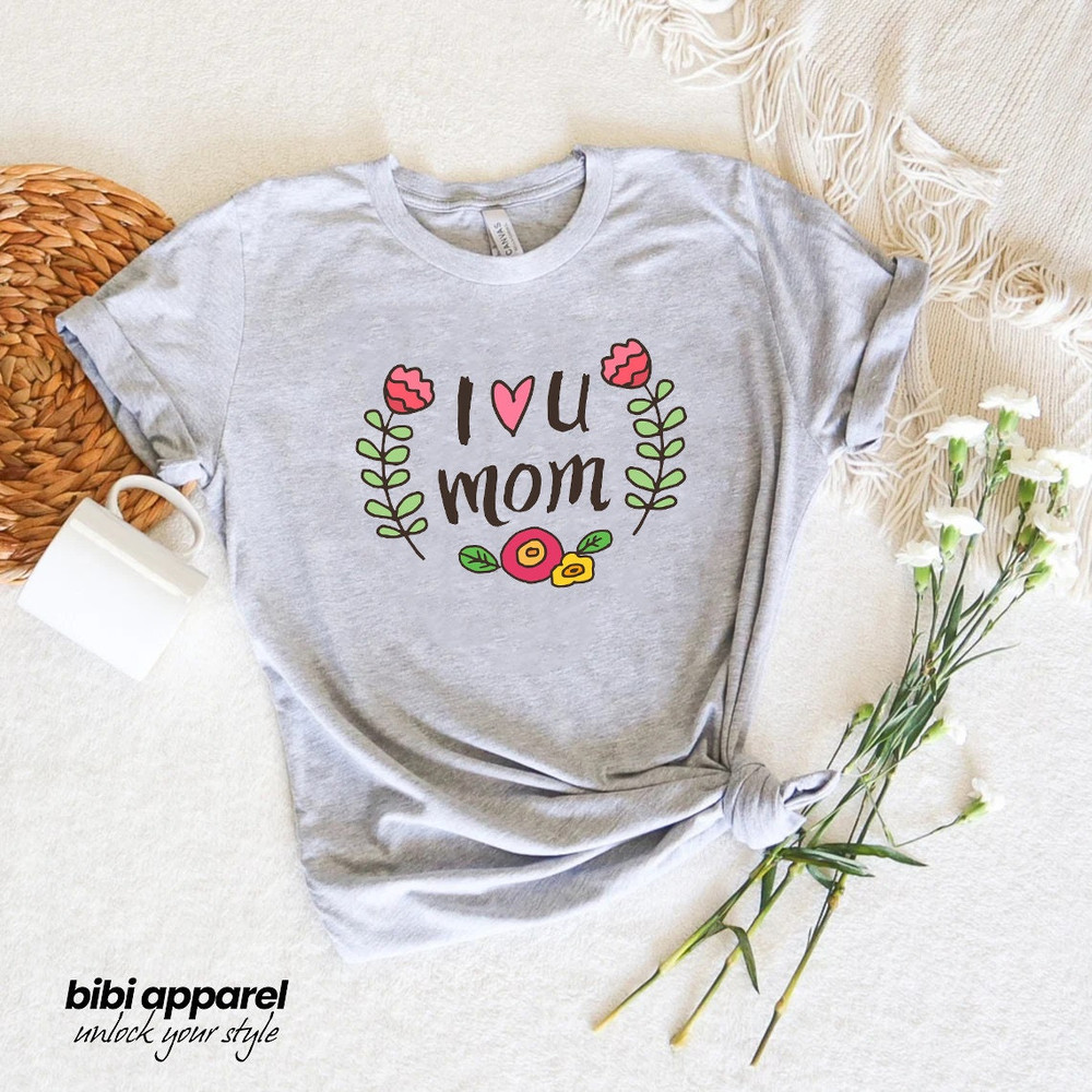 I Love You Mom Shirt, Mom Shirt, Love you mom shirt, Mom Heart Shirt, Mother Shirt, love you mommy shirt, Cool Mom Shirt, Mother's day shirt - 1.jpg