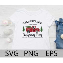 mickey's christmas tree farm truck sign svg, christmas main street sign, mickey christmas truck sign, cut file, iron on,