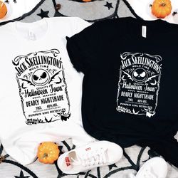 jack skellingtons brewery halloween tee, nightmare before ch