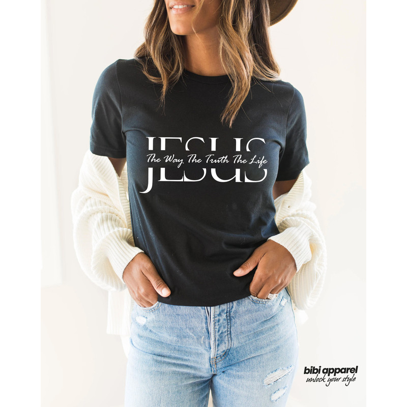 Jesus Shirt, Jesus Gift, Religious Shirt, Religious Gift, Christian Gift, Jesus The Way The Truth The Life Shirt, Christian Shirt - 1.jpg