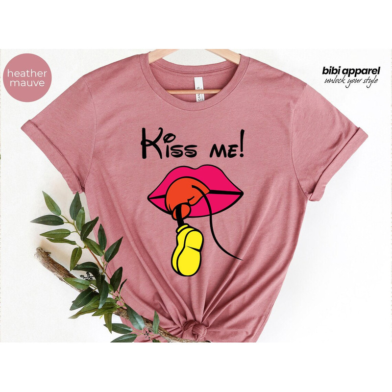 Kiss Me T-shirt, Mickey Kiss Me Shirt, Mickey Shirt, Disney Shirt, Disney Trip Shirt, Disney Family Shirt, Holiday Shirt, Disney Vacation - 1.jpg