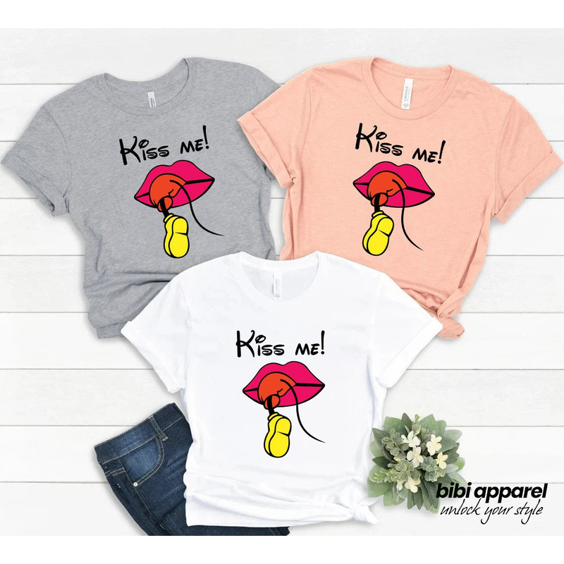 Kiss Me T-shirt, Mickey Kiss Me Shirt, Mickey Shirt, Disney Shirt, Disney Trip Shirt, Disney Family Shirt, Holiday Shirt, Disney Vacation - 2.jpg