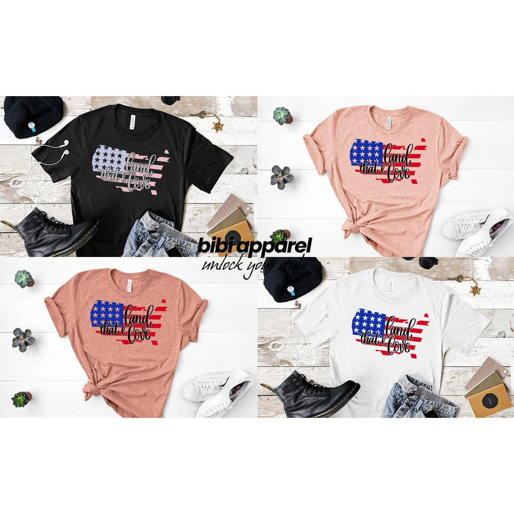 Land that i love shirt , 4th of July Shirts, Patriotic Shirt, American Flag Shirt, 4th of July, Merica Shirts - 2.jpg