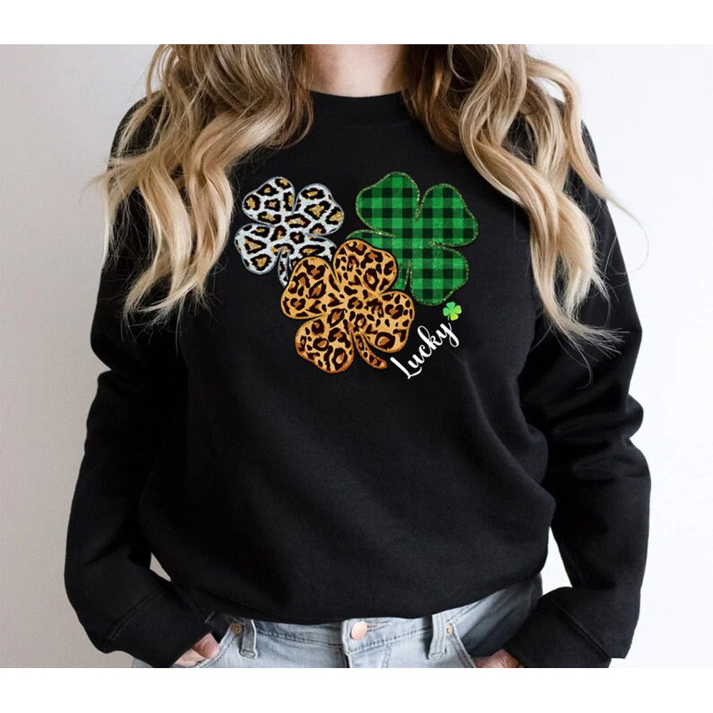 Leopard shamrock shirt st paddys day shirt, saint patricks day, shamrock shirt, st patricks day, irish shirt, lucky shirt, four leaf clover - 3.jpg
