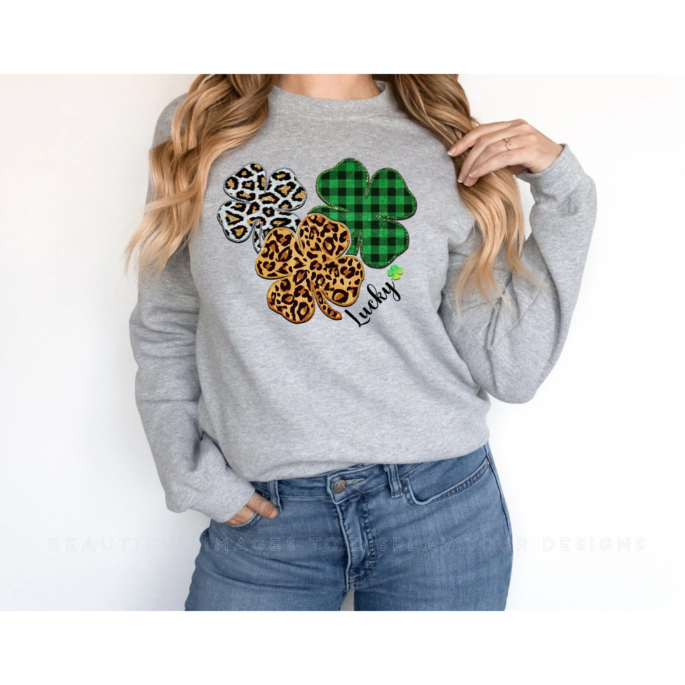 Leopard shamrock shirt st paddys day shirt, saint patricks day, shamrock shirt, st patricks day, irish shirt, lucky shirt, four leaf clover - 5.jpg