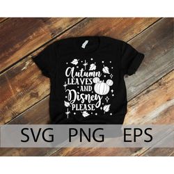autumn leaves svg, mickey pumpkin svg, mickey thanksgiving svg, autumns leaves please svg, turkey day svg, fall svg, not