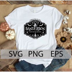 sanderson bed breakfast sign, hocus pocus svg, kids stay free svg, witch shirt, sanderson sisters bed and breakfast svg,