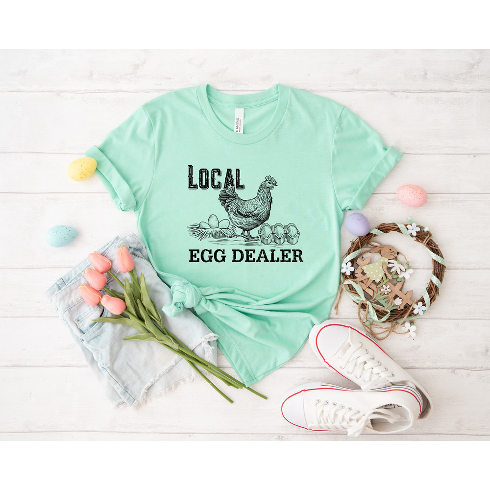 Local Egg Dealer shirt, Egg Shirt, easter shirt, Christian Shirt, Rabbit Lover Shirt, Rabbit Lover Gift, Kids Easter Shirt, bunny shirt, - 3.jpg