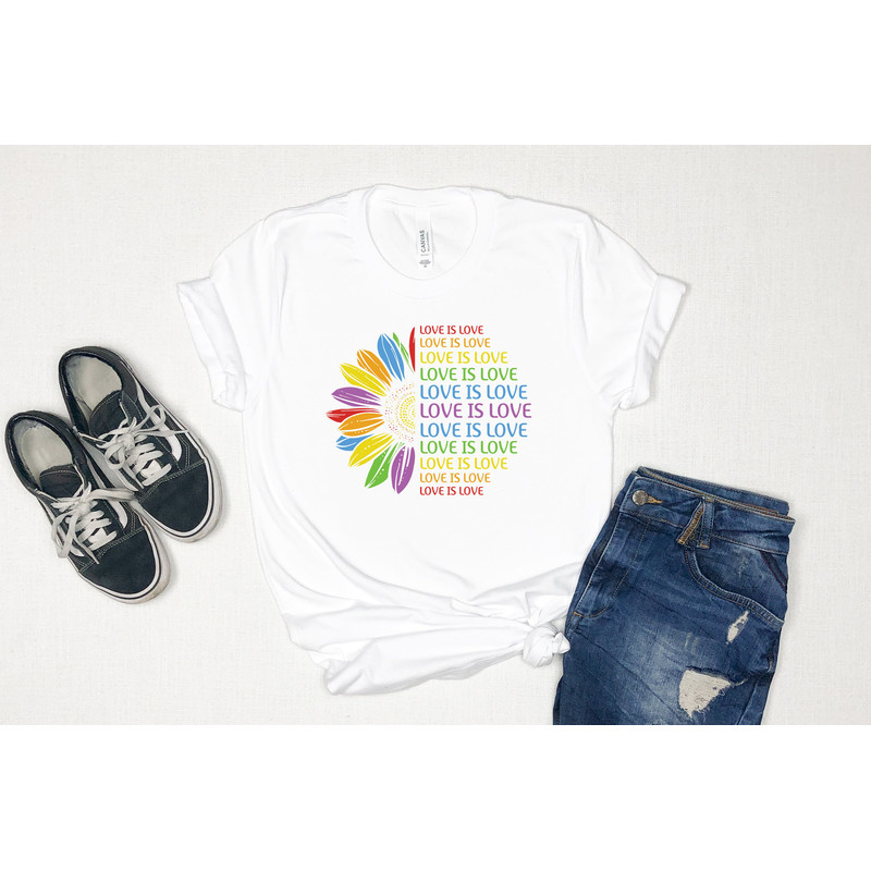 Love is Love Shirt, sunflower shirt, lgbt pride shirt, Equality Shirt, Rainbow Shirt, pride month, lgbt shirt woman, Pride shirt, - 5.jpg
