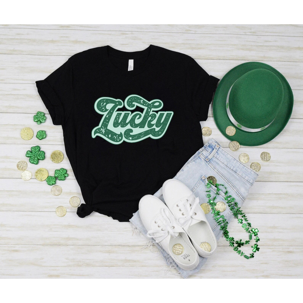 Lucky shirt, st paddys day shirt, saint patricks day, shamrock shirt, st patricks day, irish shirt, four leaf clover, shamrock, irish gift, - 4.jpg