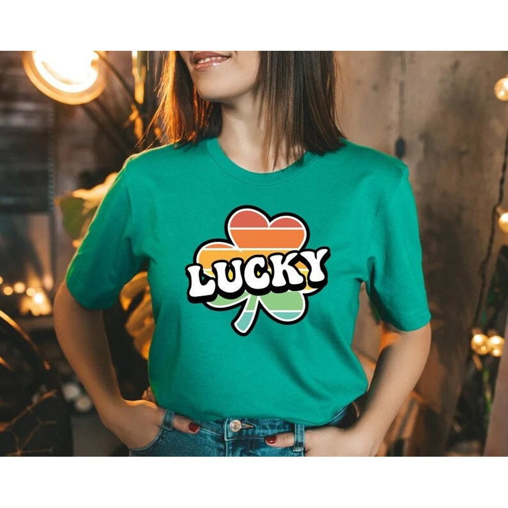 Lucky shirt, st paddys day shirt, saint patricks day, shamrock shirt, st patricks day, irish shirt, four leaf clover,shamrock, irish gift, - 1.jpg