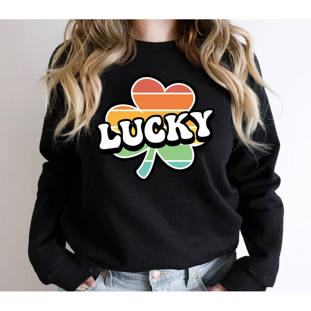 Lucky shirt, st paddys day shirt, saint patricks day, shamrock shirt, st patricks day, irish shirt, four leaf clover,shamrock, irish gift, - 3.jpg