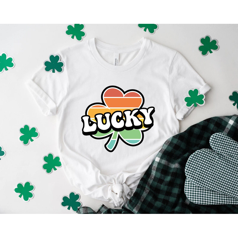 Lucky shirt, st paddys day shirt, saint patricks day, shamrock shirt, st patricks day, irish shirt, four leaf clover,shamrock, irish gift, - 4.jpg