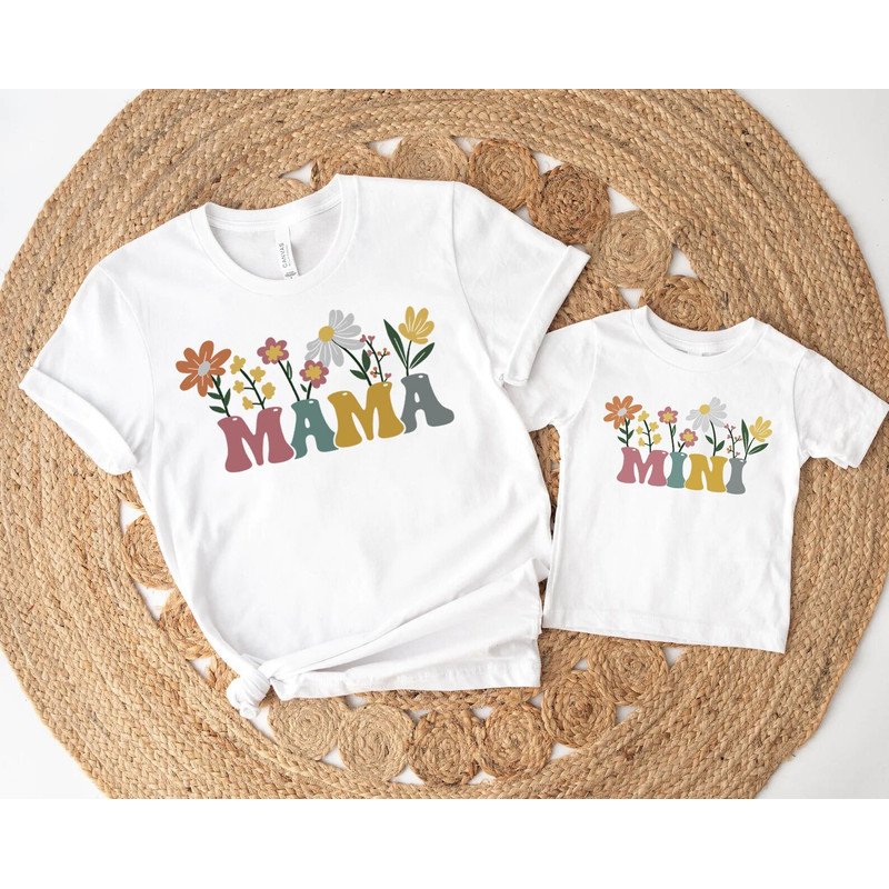 Mama Mini Shirt, Matching Mommy and Me Shirt, , mama baby outfit, mama shirt, mothers day shirt, mommy and me shirt, first mothers day, - 1.jpg