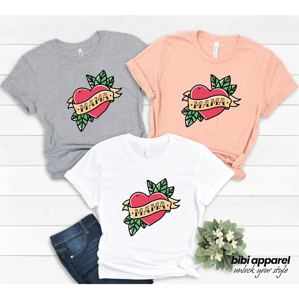 Mama Shirt, Mom Shirt, Mama T-Shirt, Cute Mom Shirt, Mom T shirt, Mommy Shirt, Mom gift, Mother's Day Gift, Mom Life Shirt, Girl Mama Shirt - 2.jpg