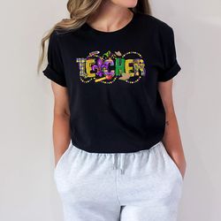 mardi gras teacher shirt, mardi gras party, fat tuesday shir