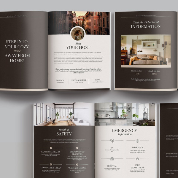 Airbnb welcome book template Canva, Airbnb house guide, VRBO guest book, Luxury vacation rental, airbnb host bundle (3).jpg