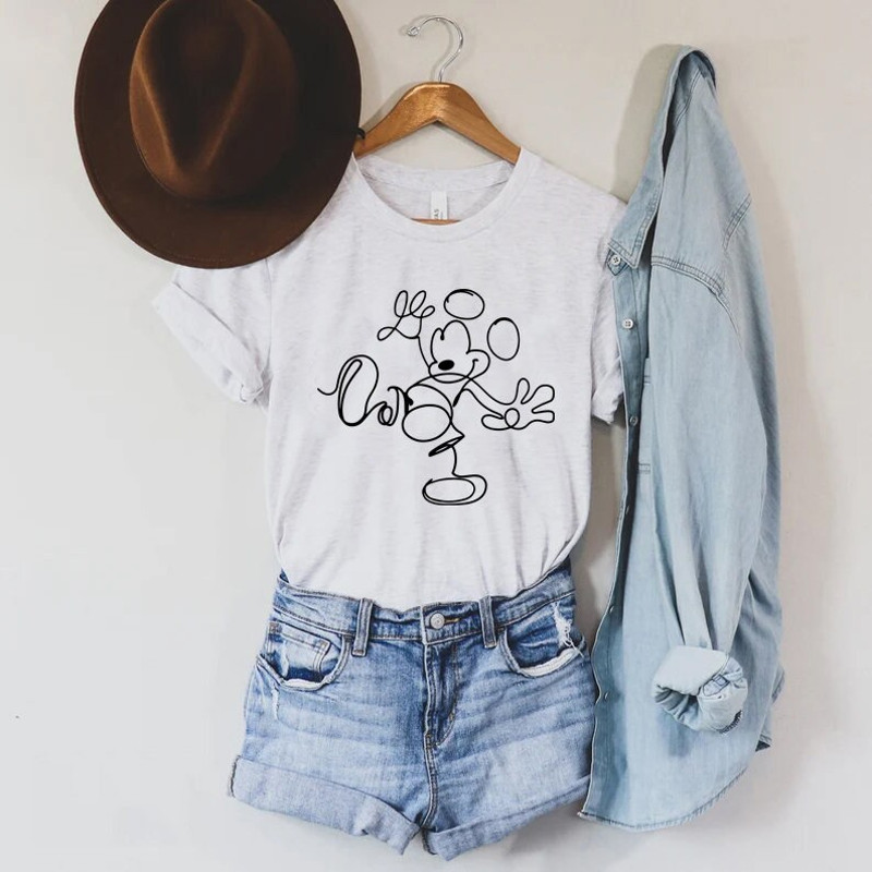 Mickey Mouse Sketch Shirt, disney shirt, disney family shirt, disneyland shirt, Disneyland Trip, Disney shirts, Disney family shirts, - 4.jpg