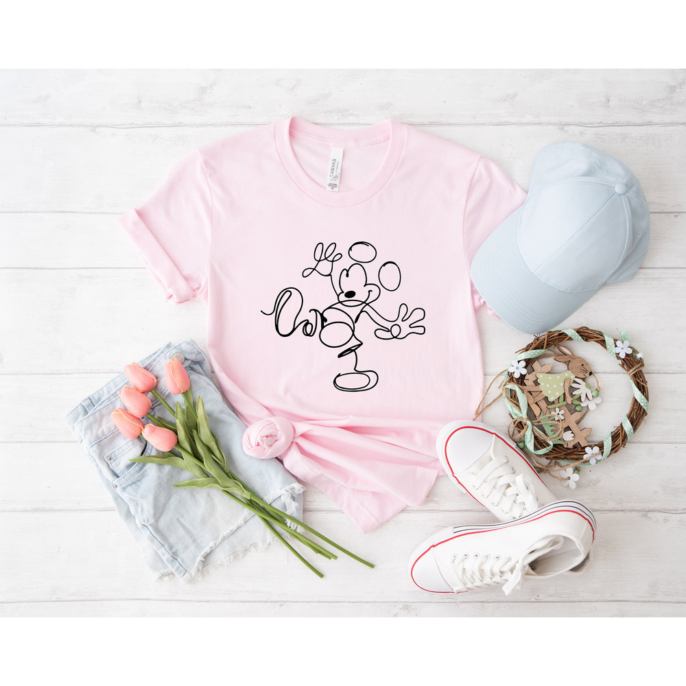 Mickey Mouse Sketch Shirt, disney shirt, disney family shirt, disneyland shirt, Disneyland Trip, Disney shirts, Disney family shirts, - 5.jpg