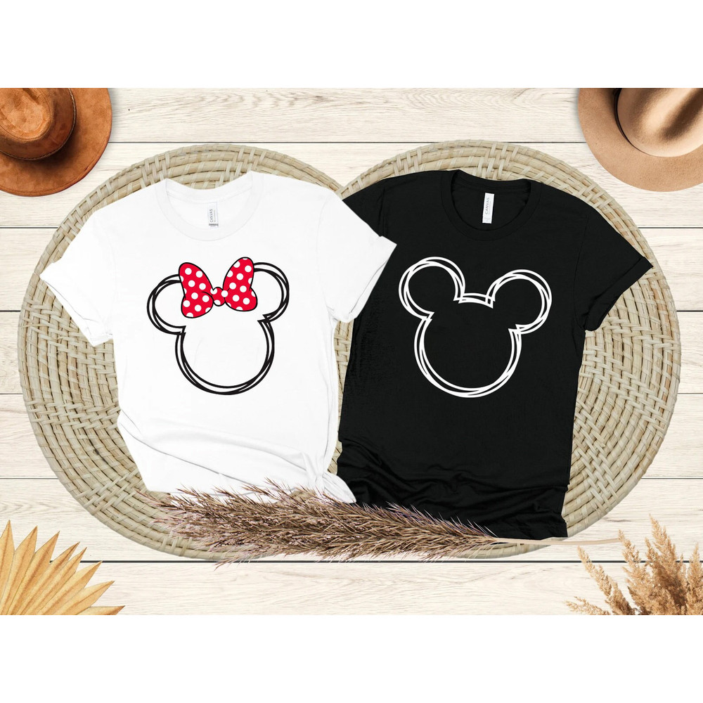 Mickey-Minnie Mouse Shirt, Disney couple shirt, Disney Family Shirt, Custom Disney Shirt, Disney Matching, Disneyworld Shirt, Mickey shirt - 1.jpg