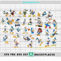 30 duck cuties svg, cartoon svg, bundle, cricut file, clipart, svg, png, eps, dxf