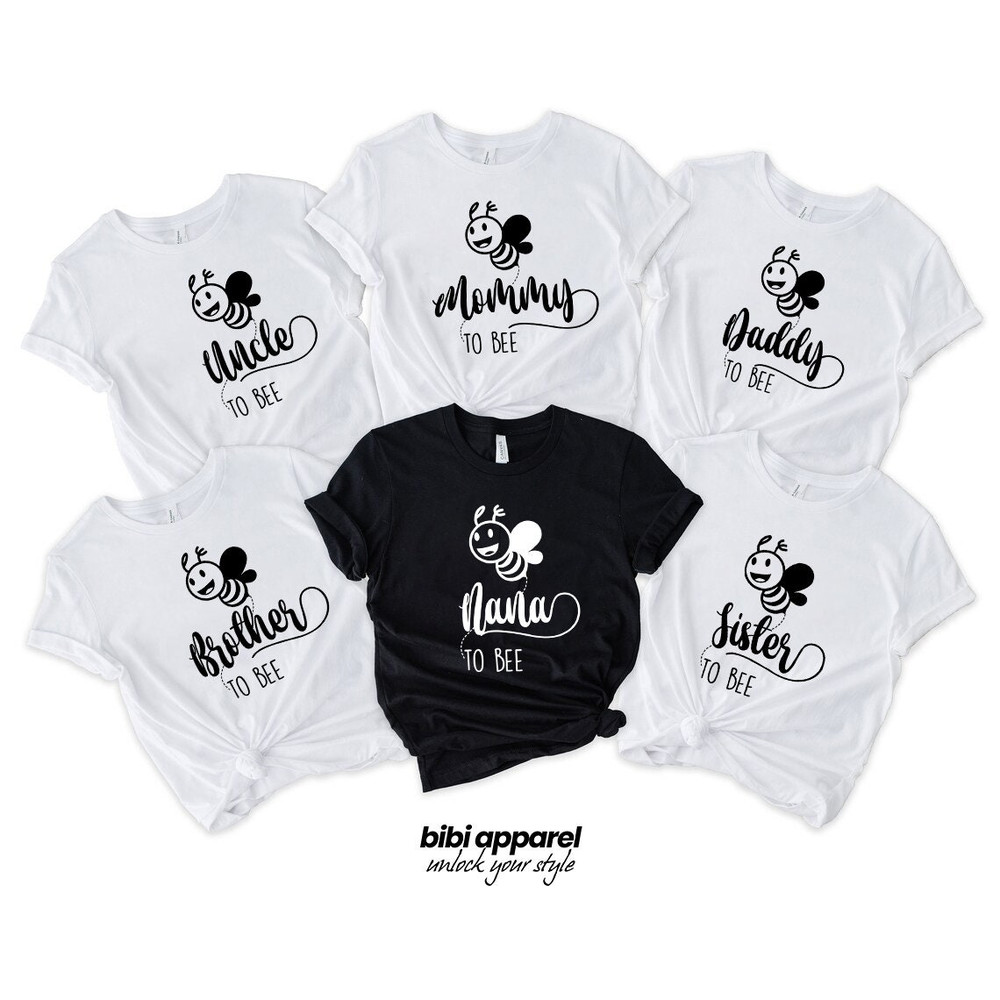 Mommy and Daddy to Bee Matching Shirts, Pregnancy Announcement Shirts, Custom Graphic Tee's, Baby Shower Shirts, Family to Bee Shirts - 1.jpg