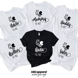 mommy and daddy to bee matching shirts, pregnancy announceme