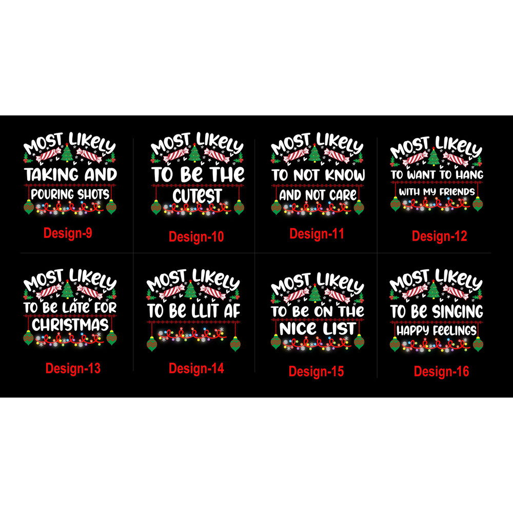 Most Likely To Shirt, Most Likely To Party, Family Shirt, most likely to, Christmas shirt, Christmas Pajamas, Group Shirts, Family Matching, - 3.jpg