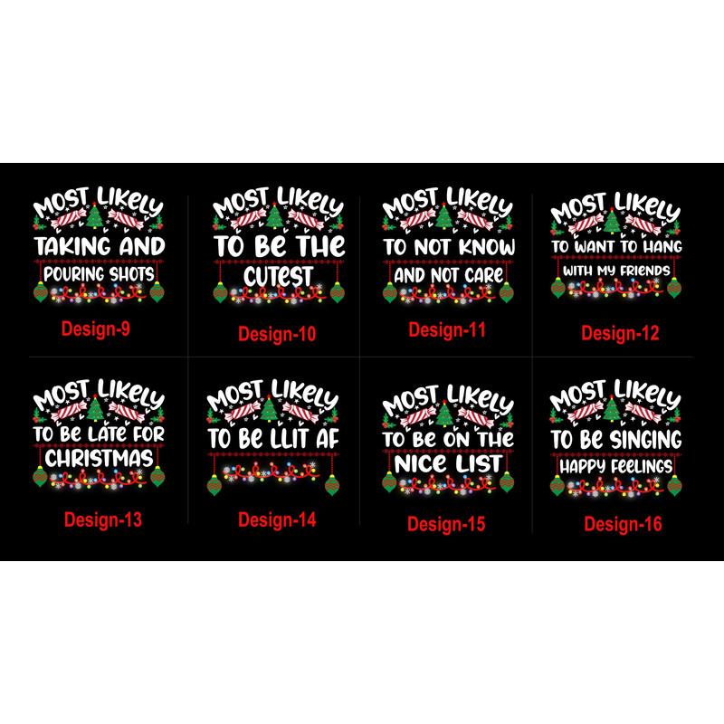 Most Likely To Shirt, Most Likely To Party, Family Shirt, most likely to, Christmas shirt, Christmas Pajamas, Group Shirts, Family Matching, - 3.jpg