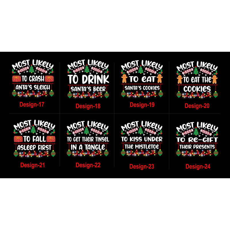 Most Likely To Shirt, Most Likely To Party, Family Shirt, most likely to, Christmas shirt, Christmas Pajamas, Group Shirts, Family Matching, - 4.jpg