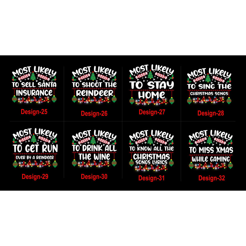 Most Likely To Shirt, Most Likely To Party, Family Shirt, most likely to, Christmas shirt, Christmas Pajamas, Group Shirts, Family Matching, - 5.jpg